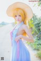 Coser @ 桜 桃 喵 Vol.063: 小 忍 草帽 (59 photos)